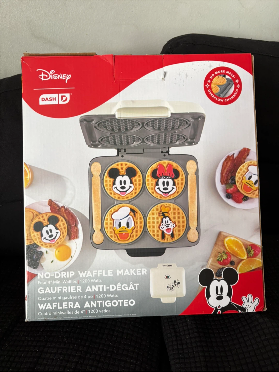 Disney Dash No-Drip Waffle Maker - photo 2