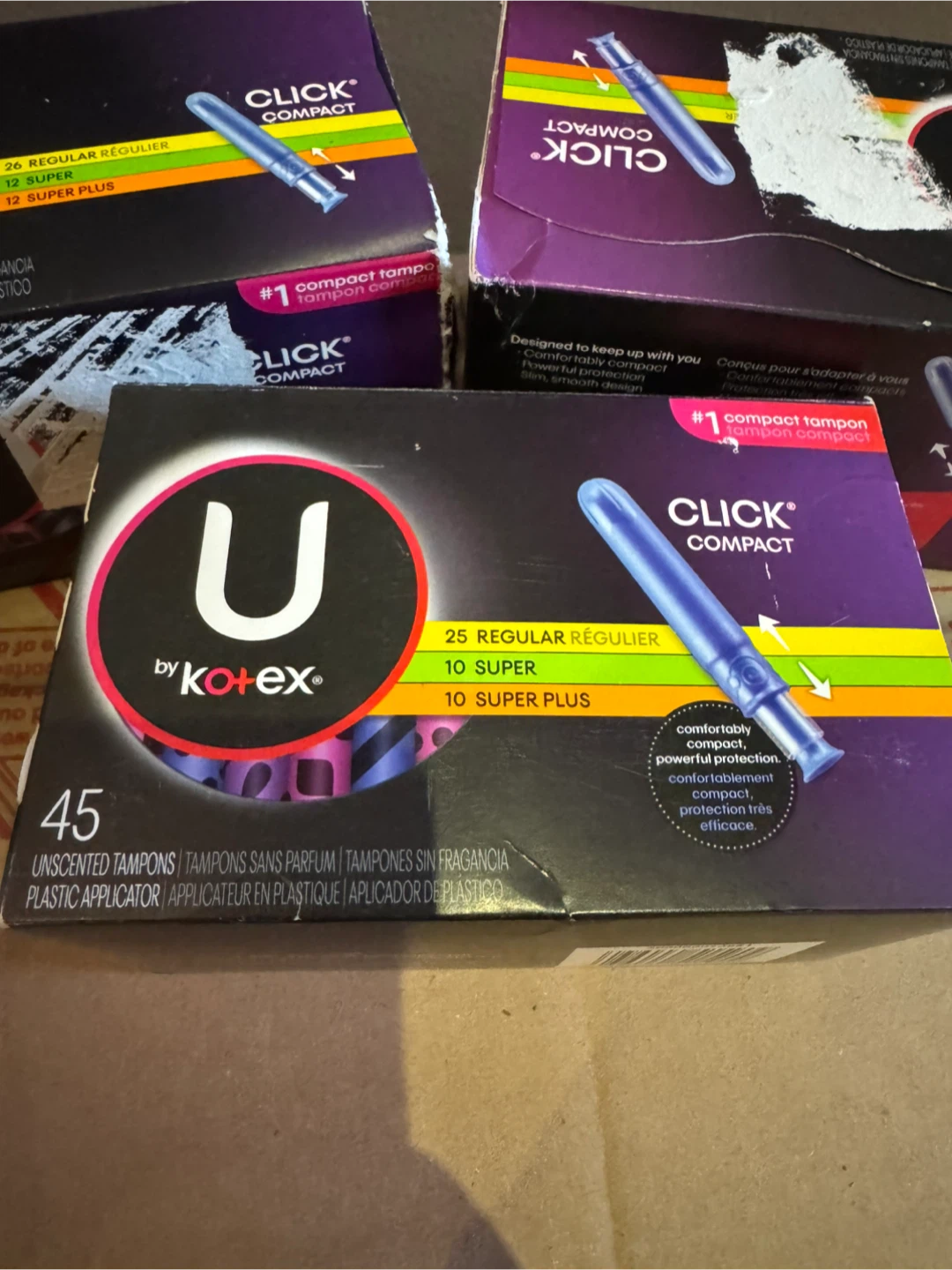 U by Kotex Click Compact Tampons Variety Pack - photo 2