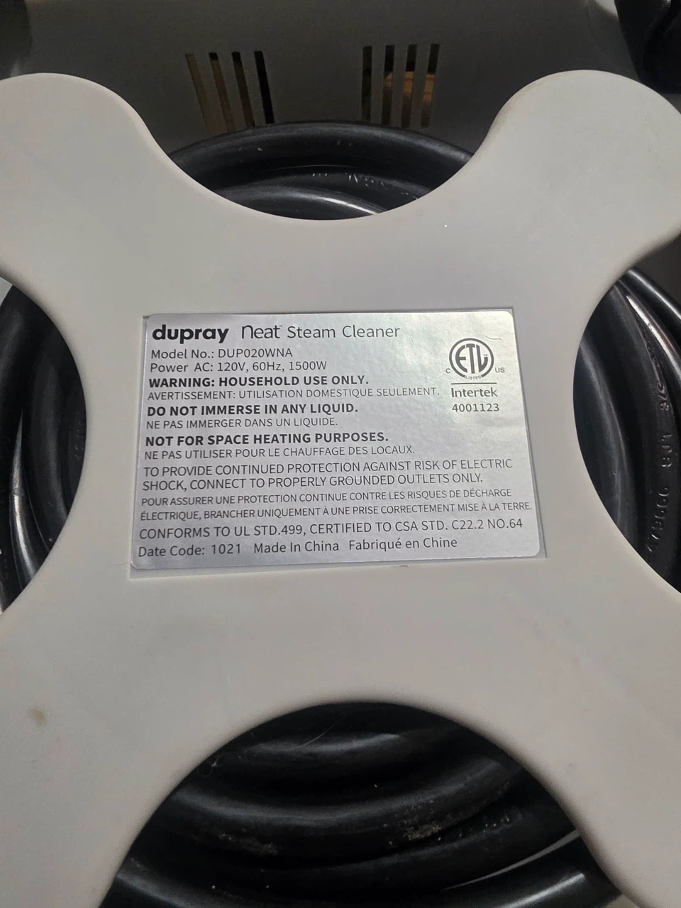 Dupray Neat Steam Cleaner - photo 3