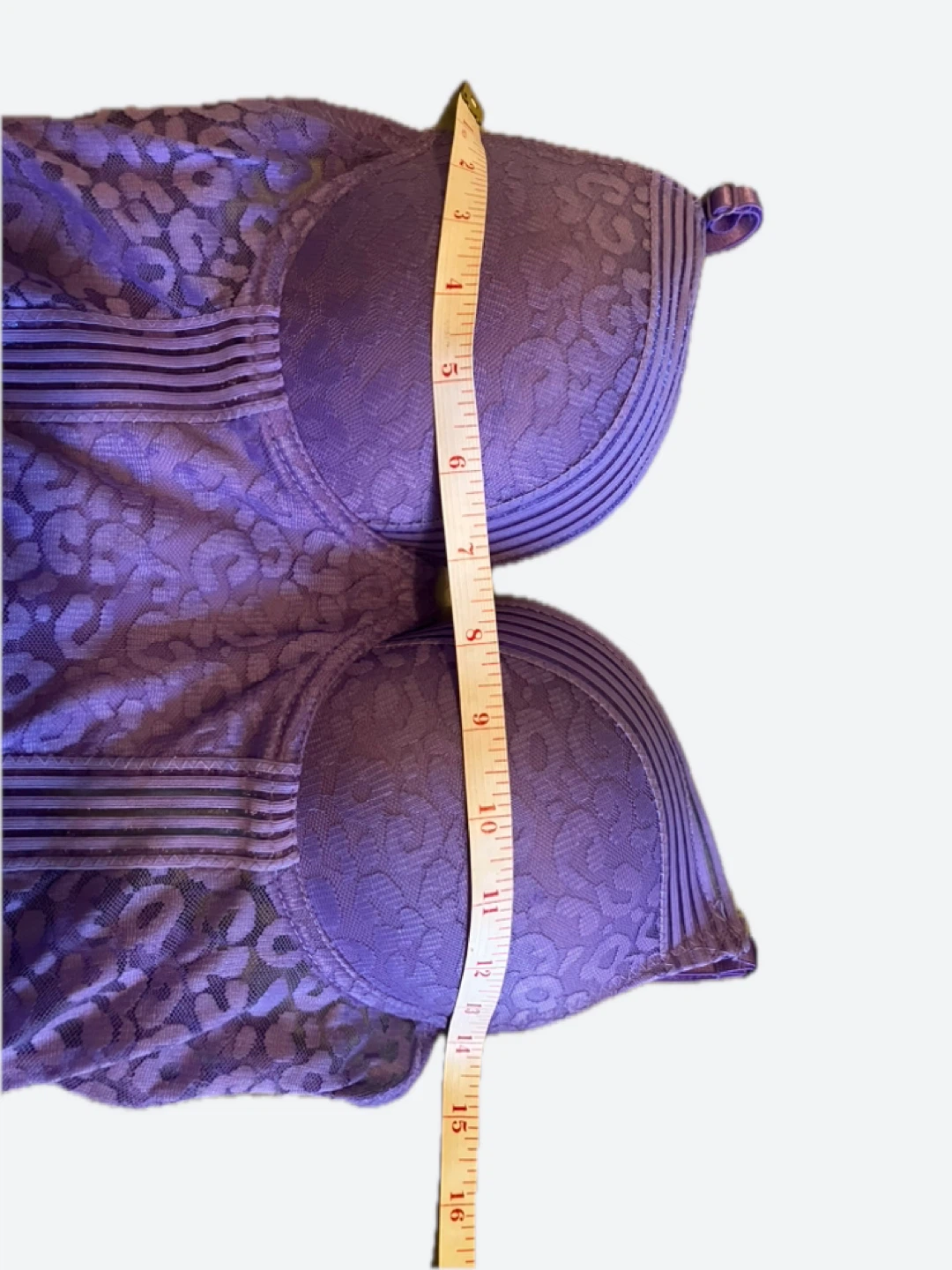 Beautiful Mauve Lace Teddy with Snap Closures - photo 2