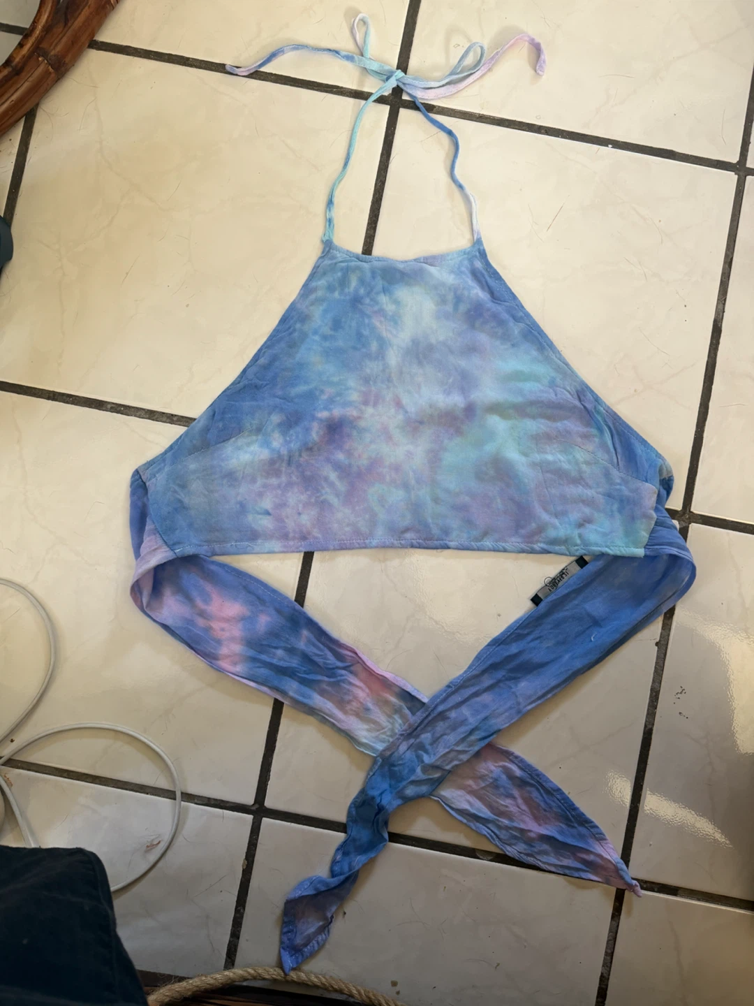Tie Dye Halter Top