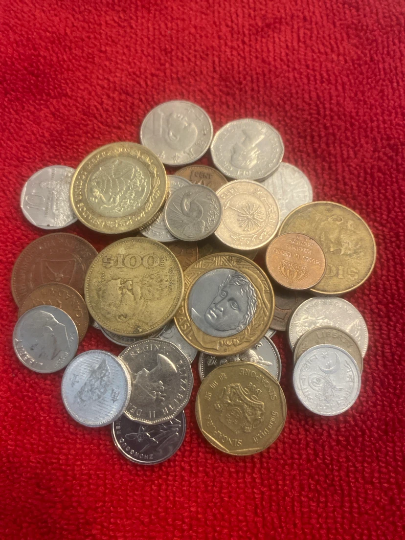 Assorted International Collectible Coins