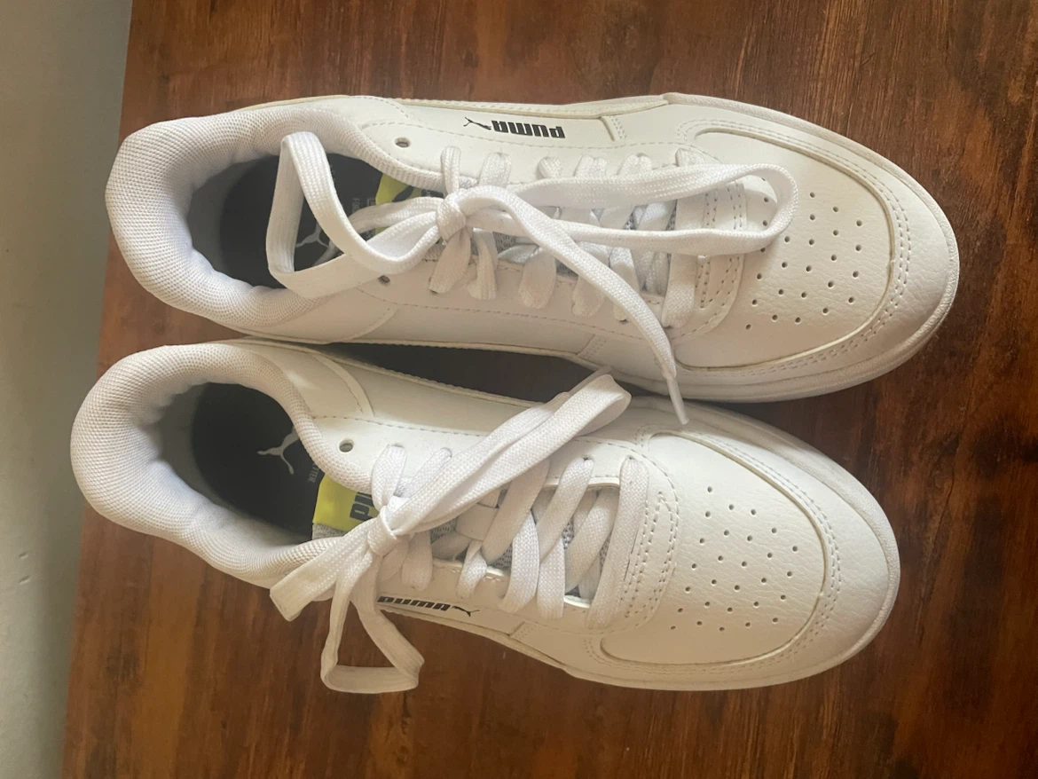Puma White Sneakers with Yellow Accent - photo 5