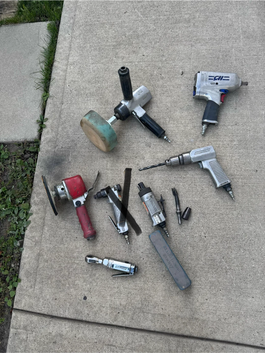 Snap on ( Blue Point ) Pneumatic Air Tools. $80 takes them all