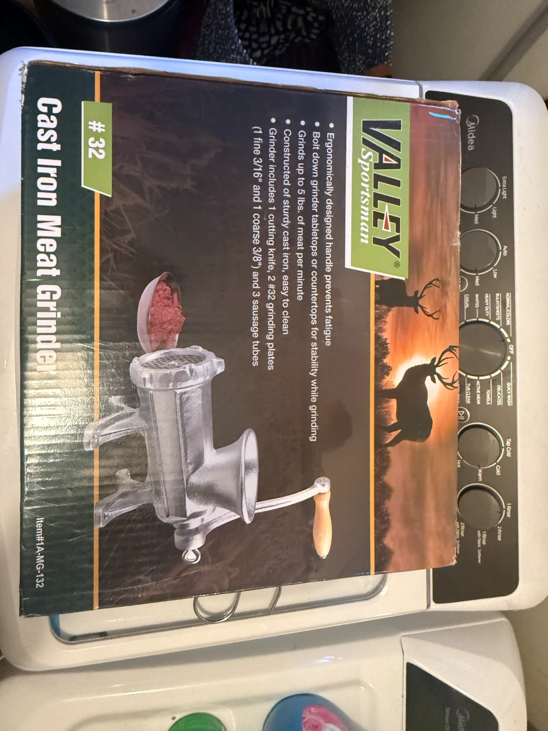 Valley Sportsman #32 Cast Iron Meat Grinder