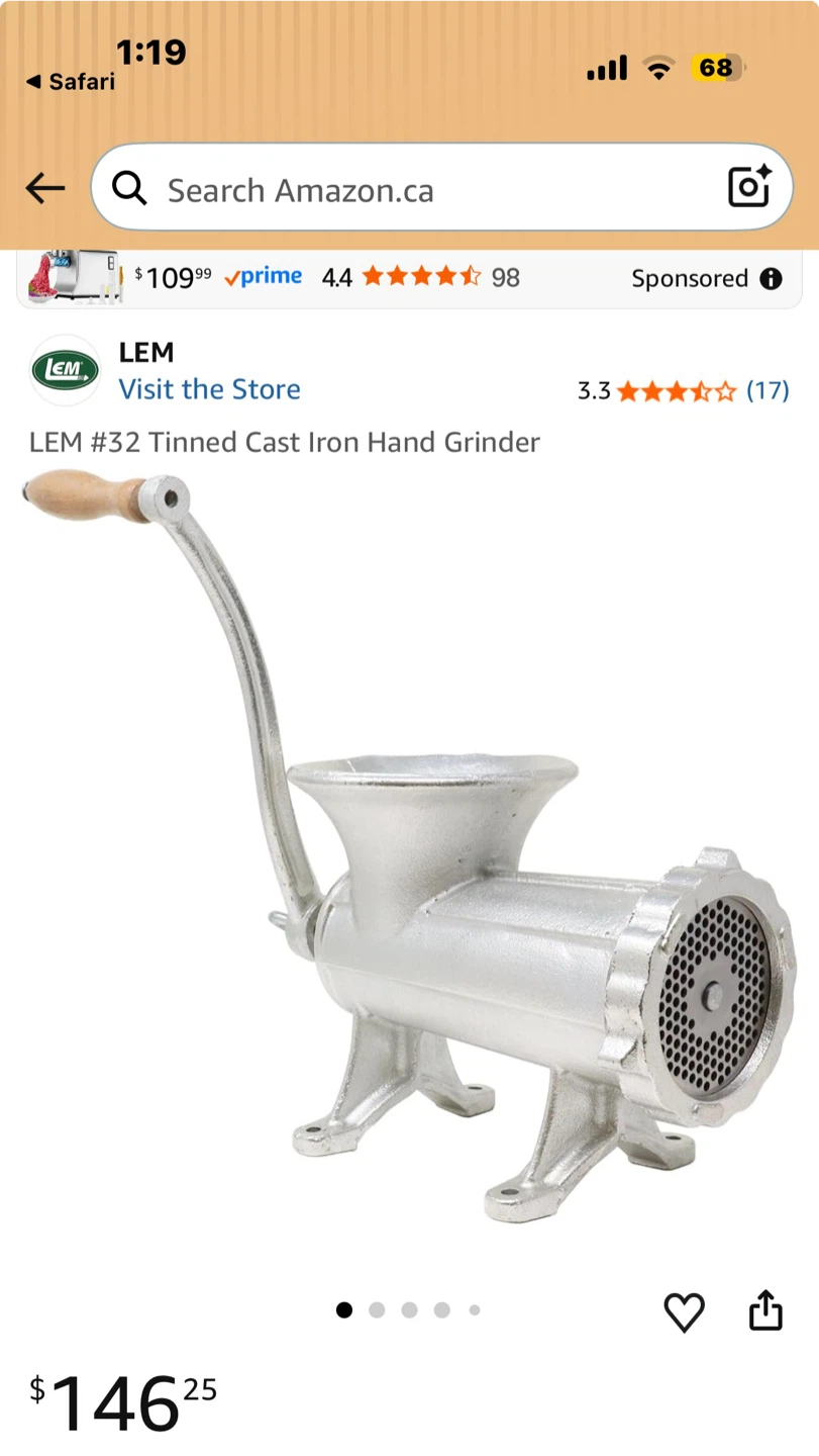 Valley Sportsman #32 Cast Iron Meat Grinder - photo 3