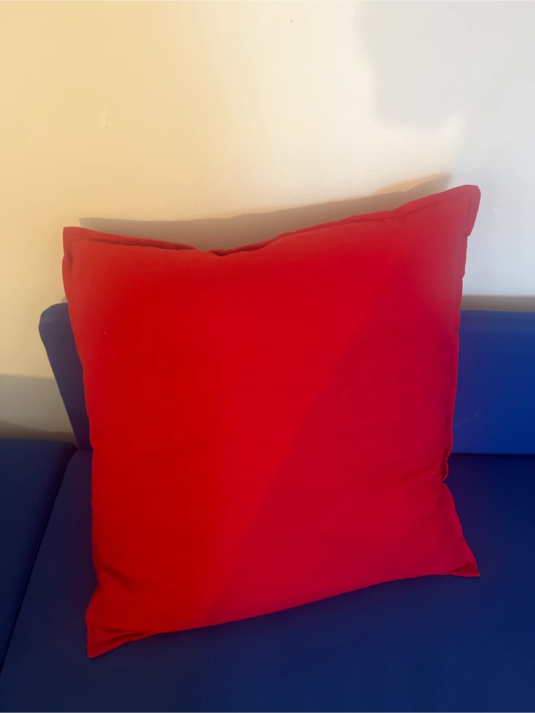 IKEA Red Pillow with insert included 20”x20”