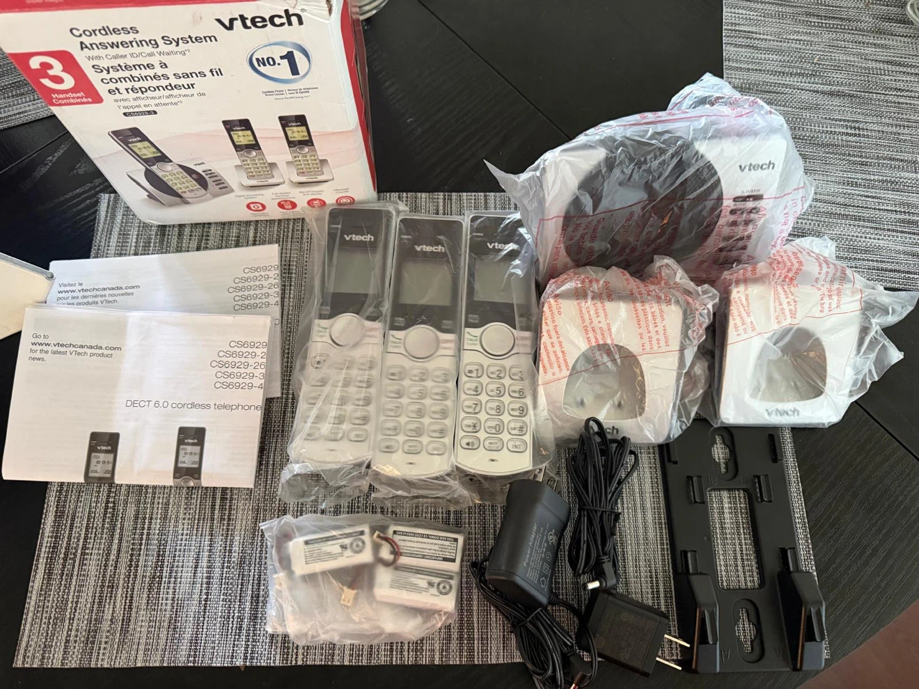 VTech CS6929-3 DECT 6.0 Cordless Phone System - photo 2