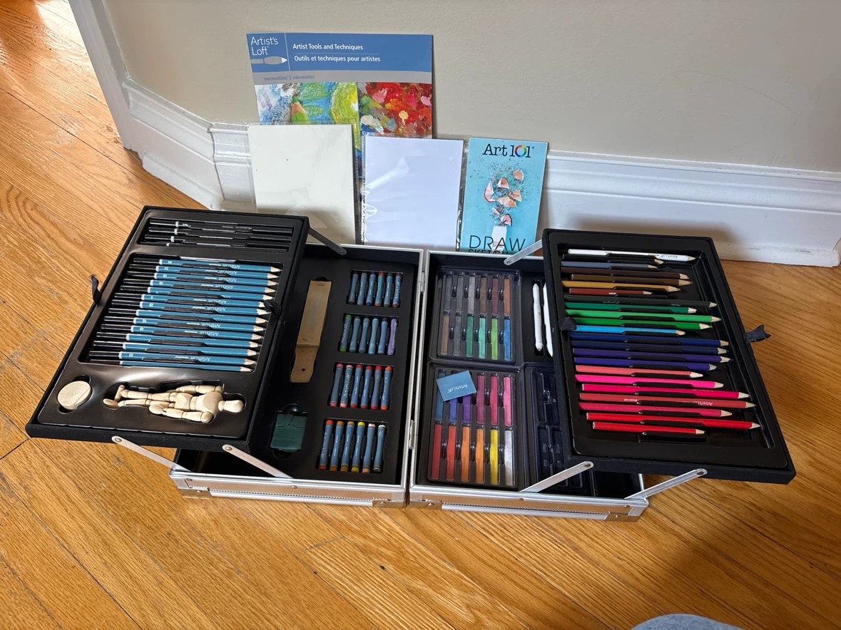 Artist's Loft Art Supply Set with Case