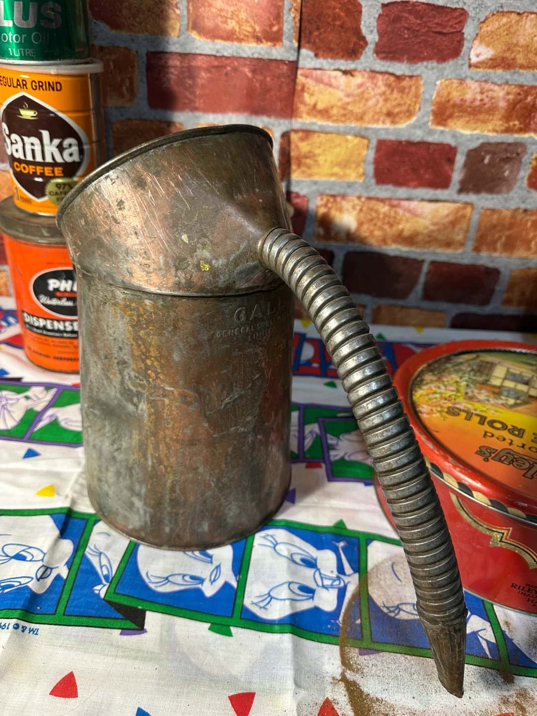 Collection of Vintage Advertising Tins and Oil Can - photo 5