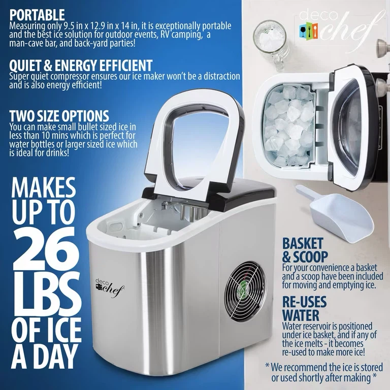 Deco Chef Portable Ice Maker - photo 4