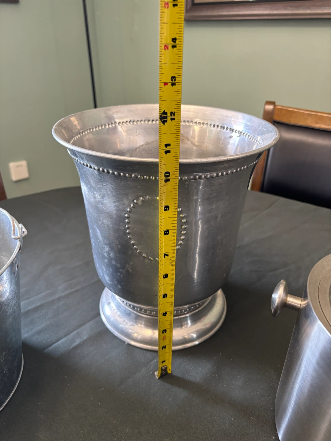 Set of 3 Metal Ice Buckets - photo 2