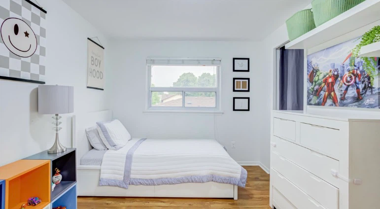IKEA MALM Twin  Bed Frame with 2 Storage Boxes