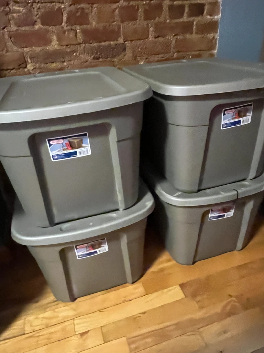 Set of 8 Storage Totes 18 Gallon - photo 3