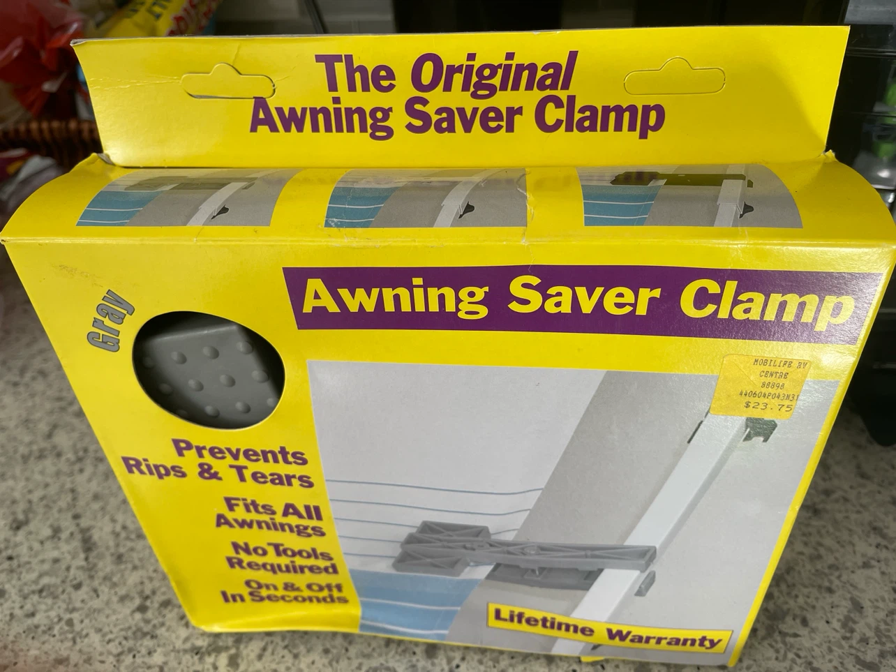 Original Awning Saver Clamp - Gray