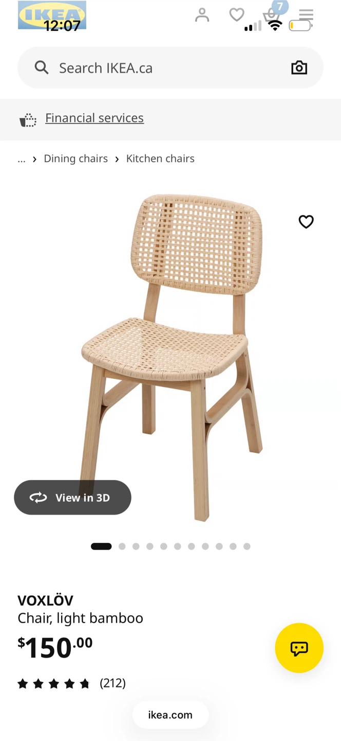 4 Ikea VOXLOV bamboo dining chairs - photo 2