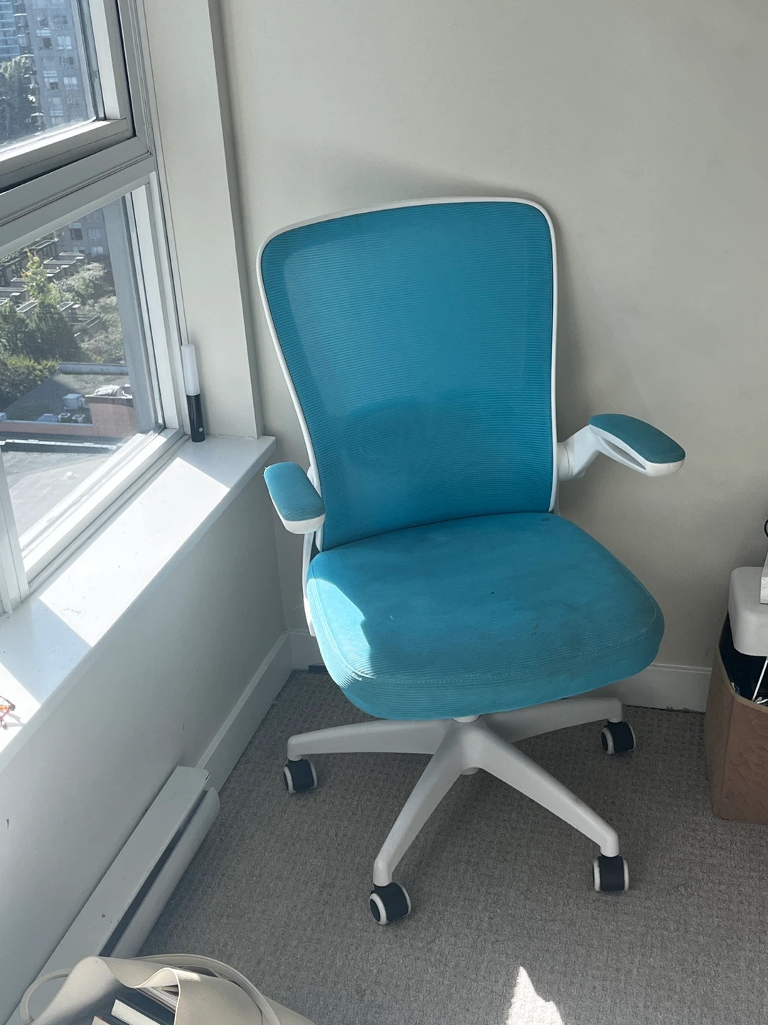 Blue & White Office Chair - photo 2