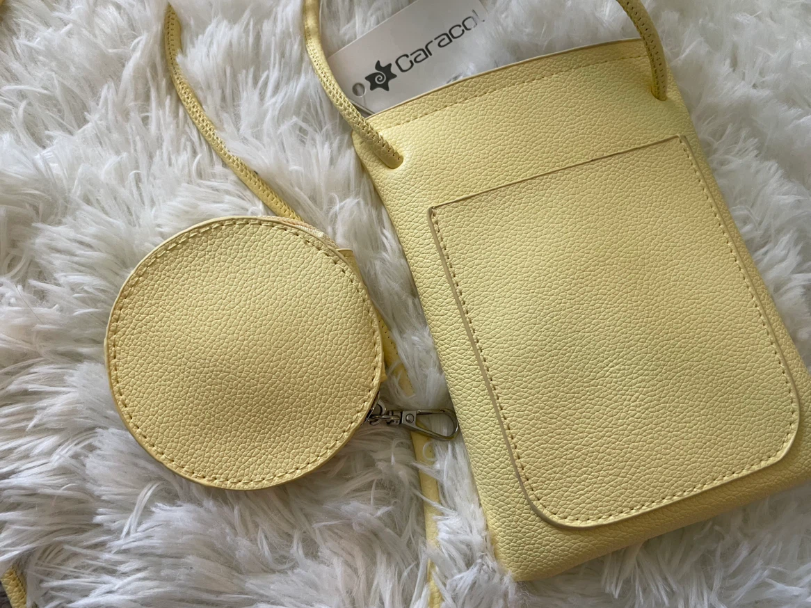 Caracol Yellow Crossbody Bag
