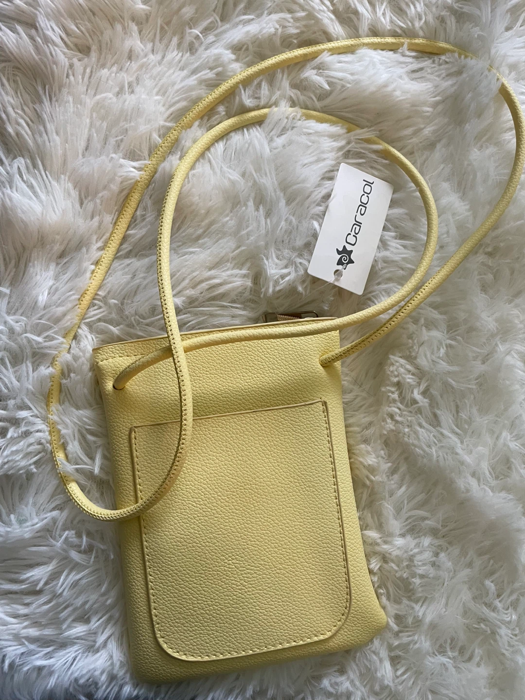 Caracol Yellow Crossbody Bag - photo 2