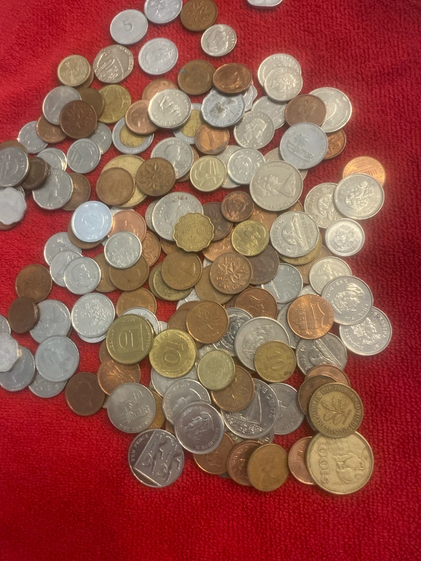 Large collection of assorted international coins - photo 2