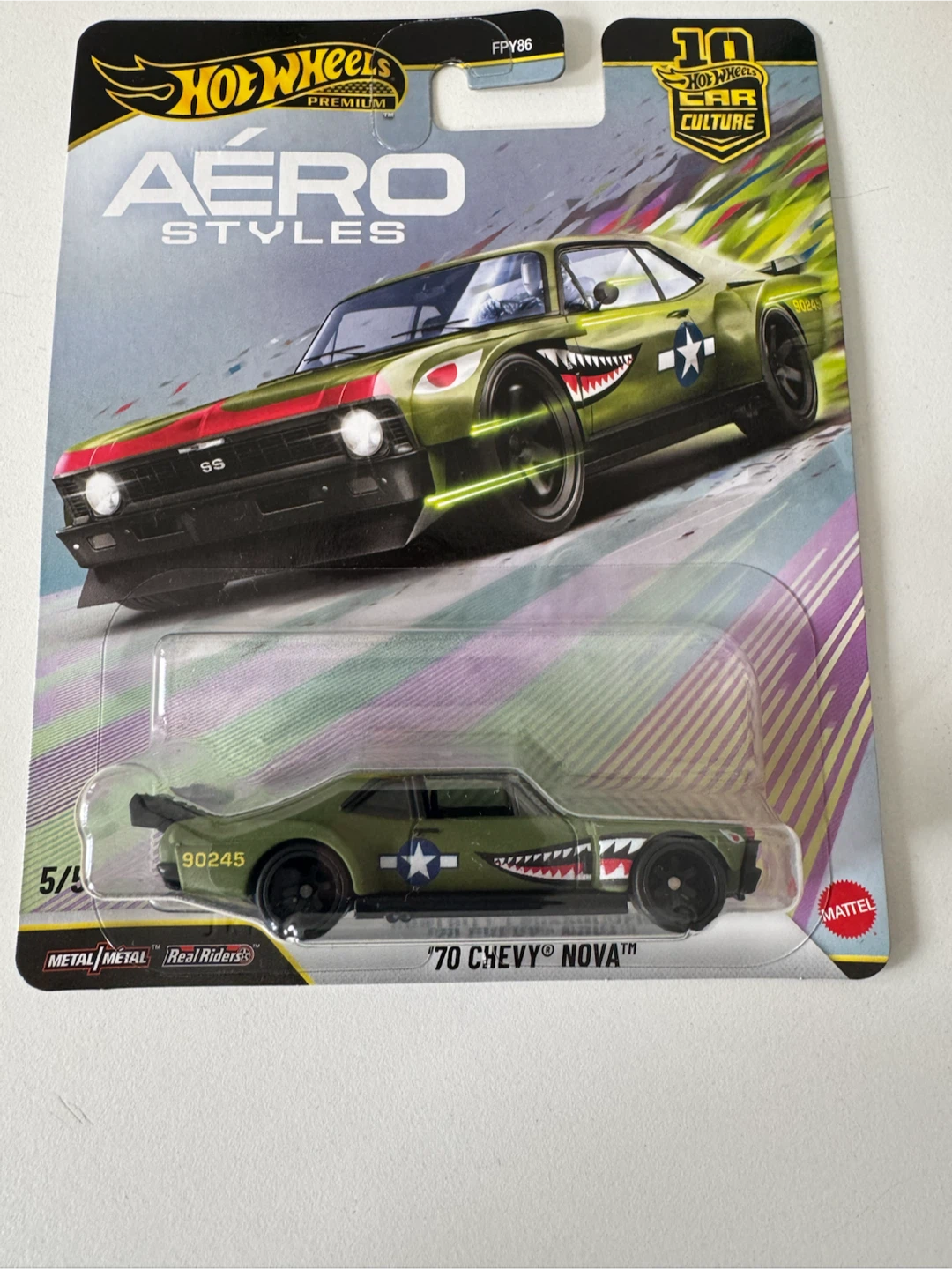 Hot Wheels Premium '70 Chevy Nova Aero Styles
