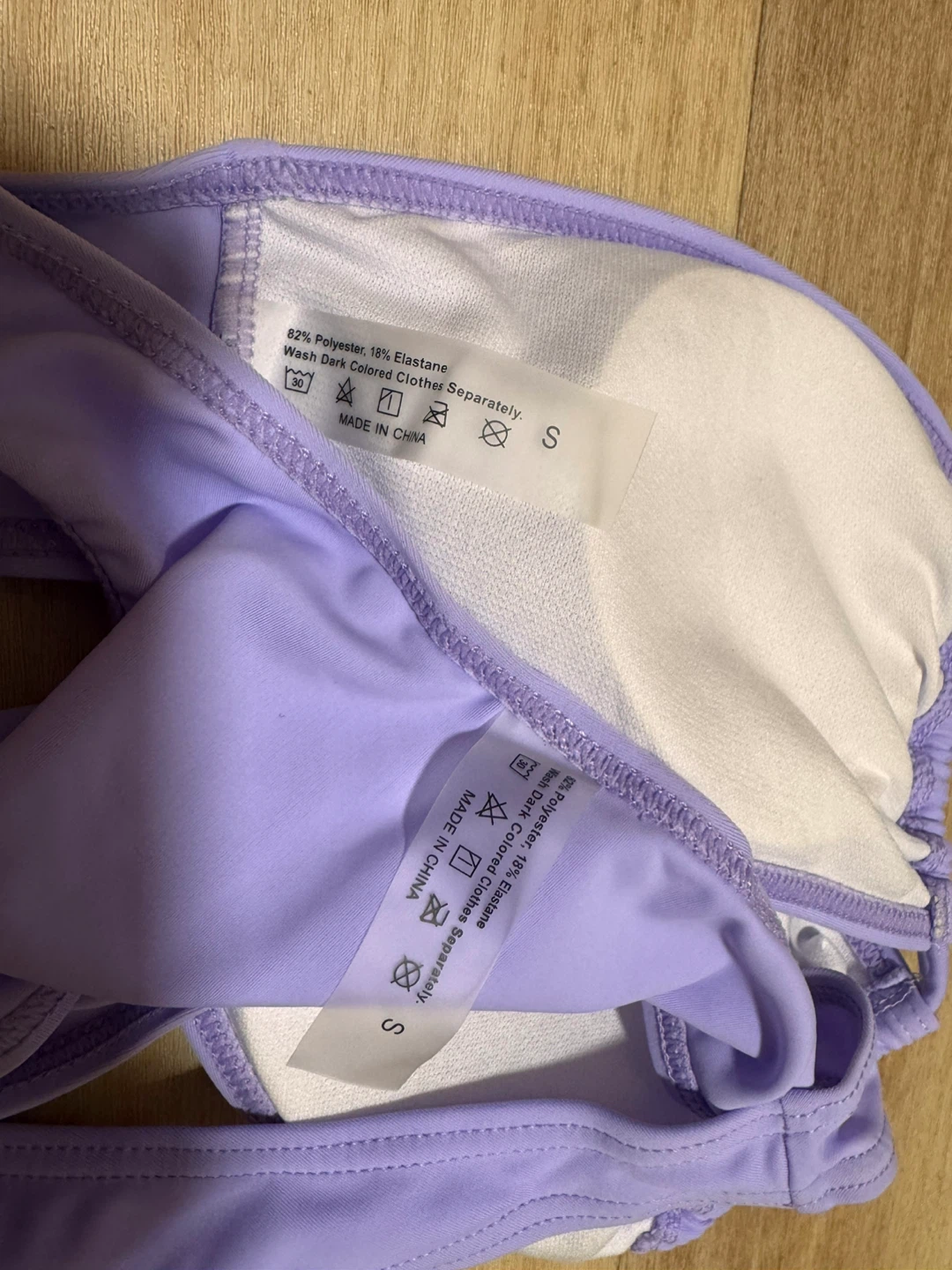 Lavender Halter Bikini Set Size S - photo 3