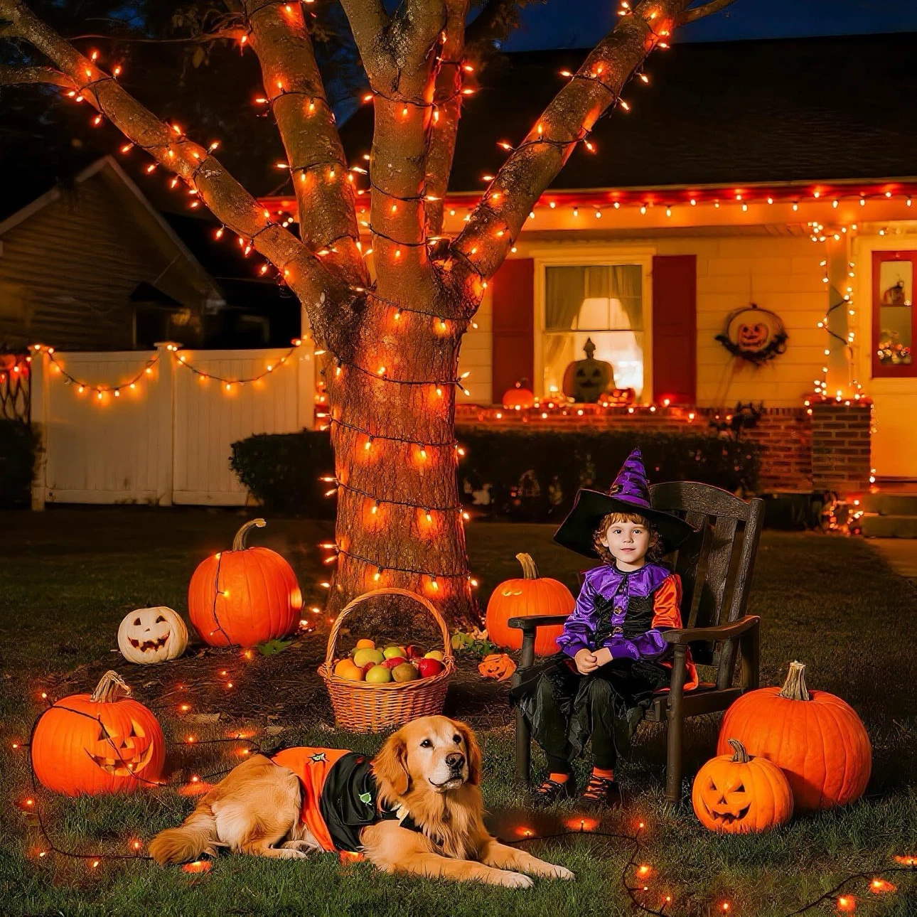 JMEXSUSS 500 LED Orange Halloween Lights - BNIB - photo 2