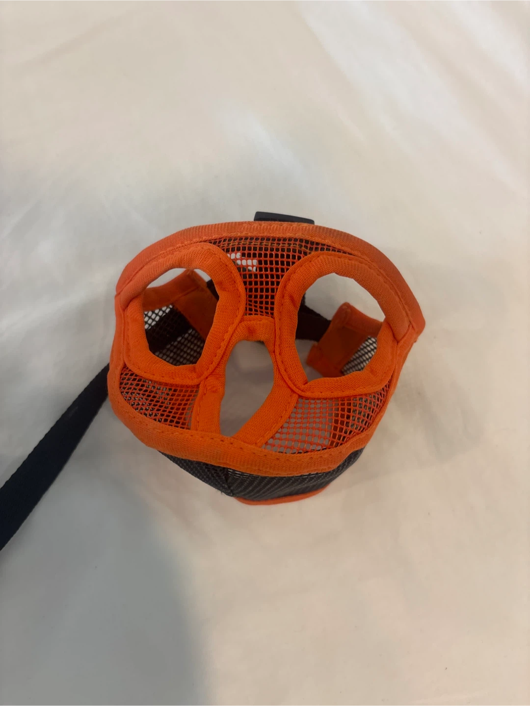 XS Orange Mesh muzzle for short snouted dog or cat - photo 3