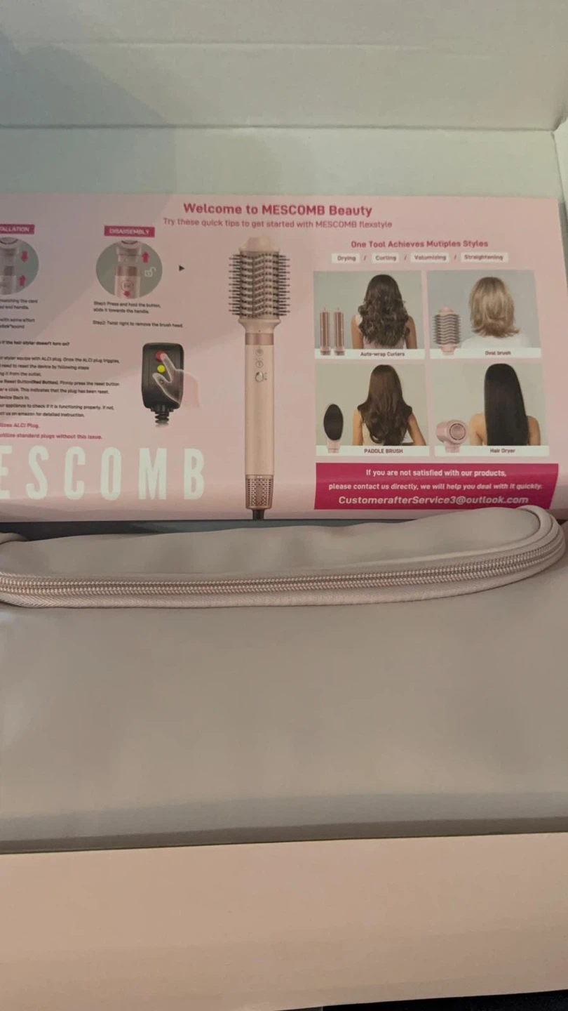 MESCOMB 5-in-1 Hot Air Styler Hair Dryer Brush - photo 5
