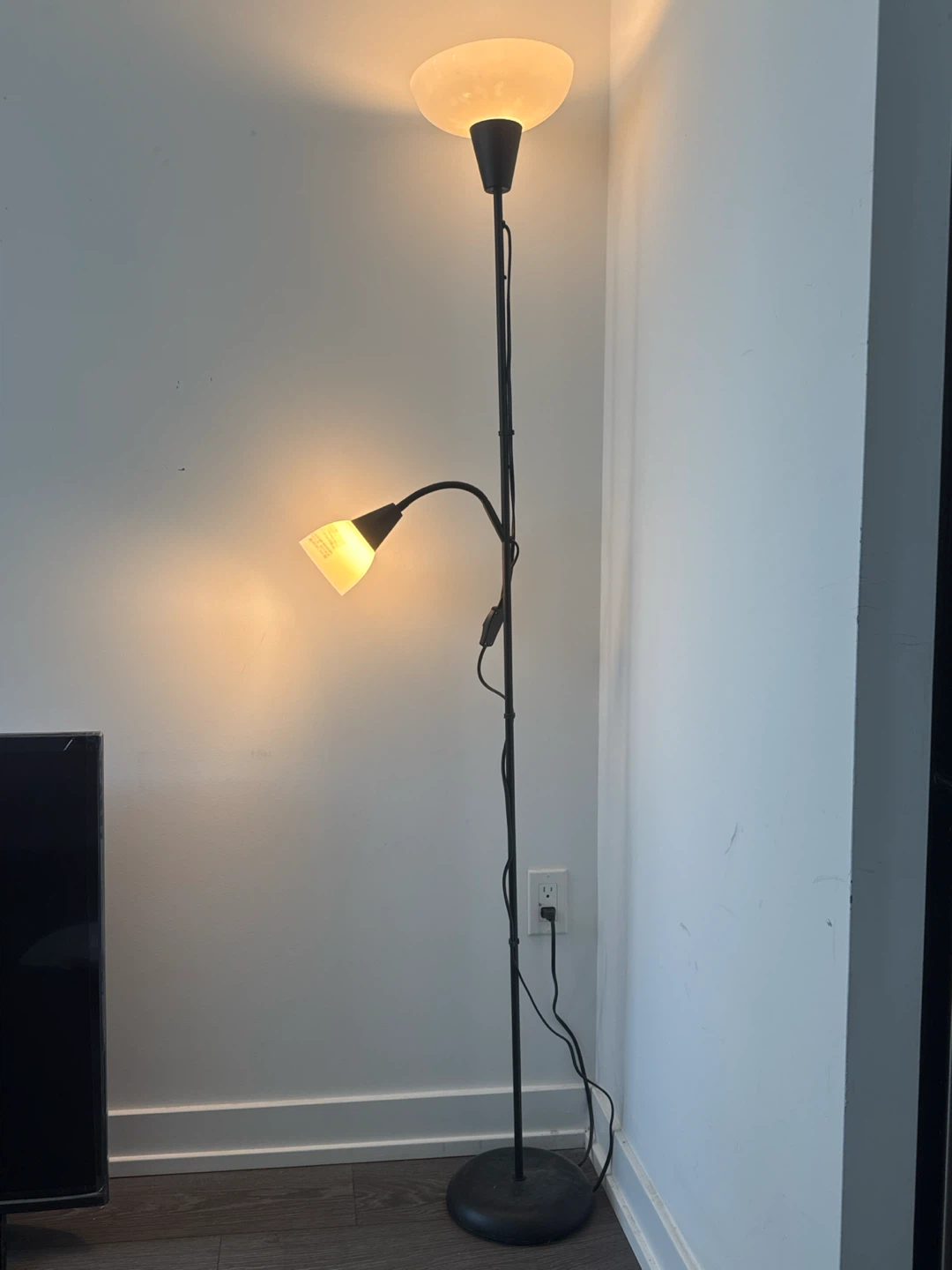 Black Mother-Daughter Floor Lamp