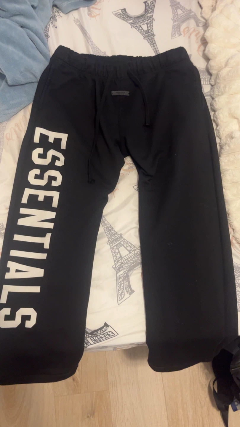 Essentials Fear of God Black Sweatpants