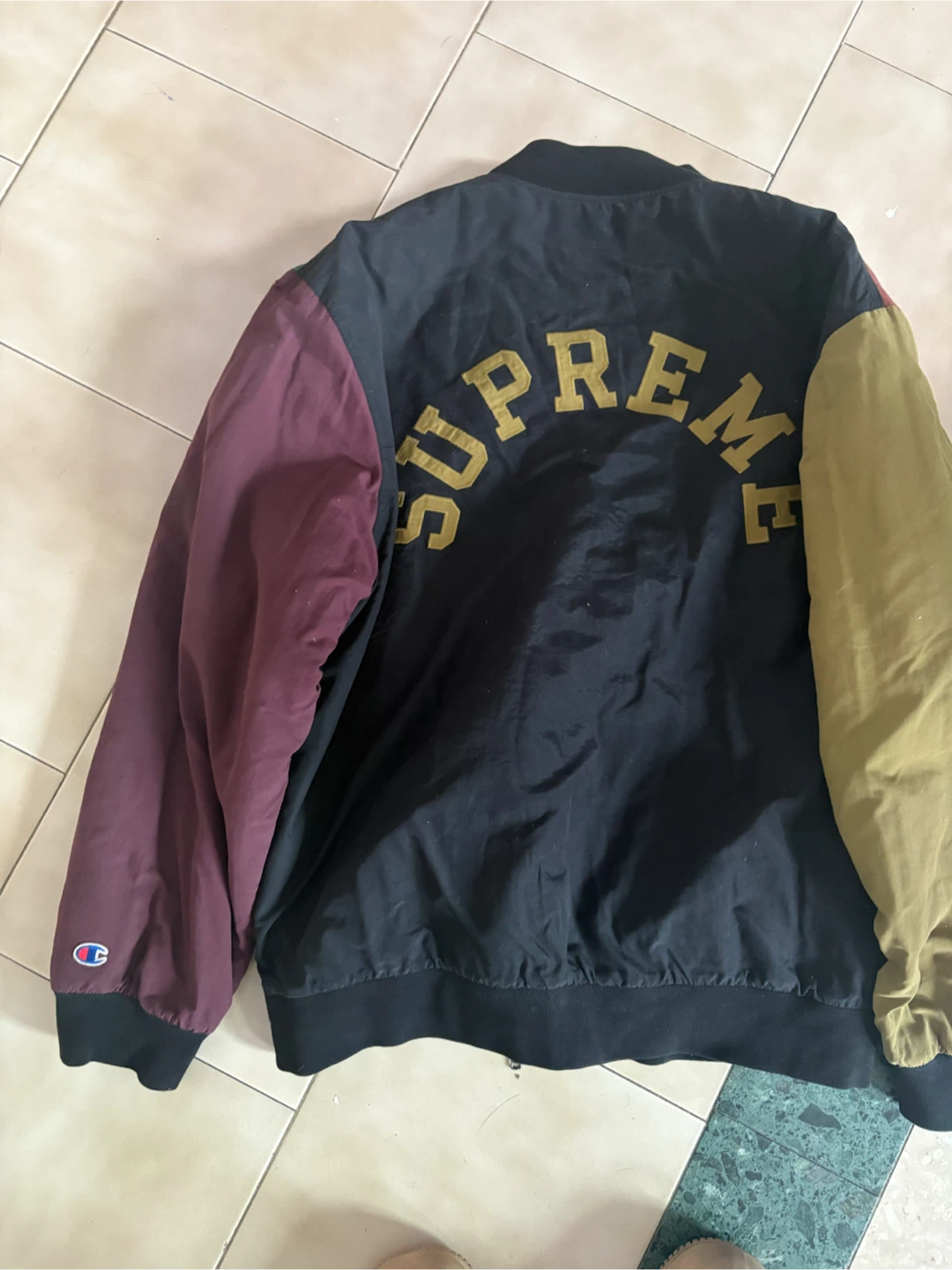 Supreme x Champion Varsity Jacket