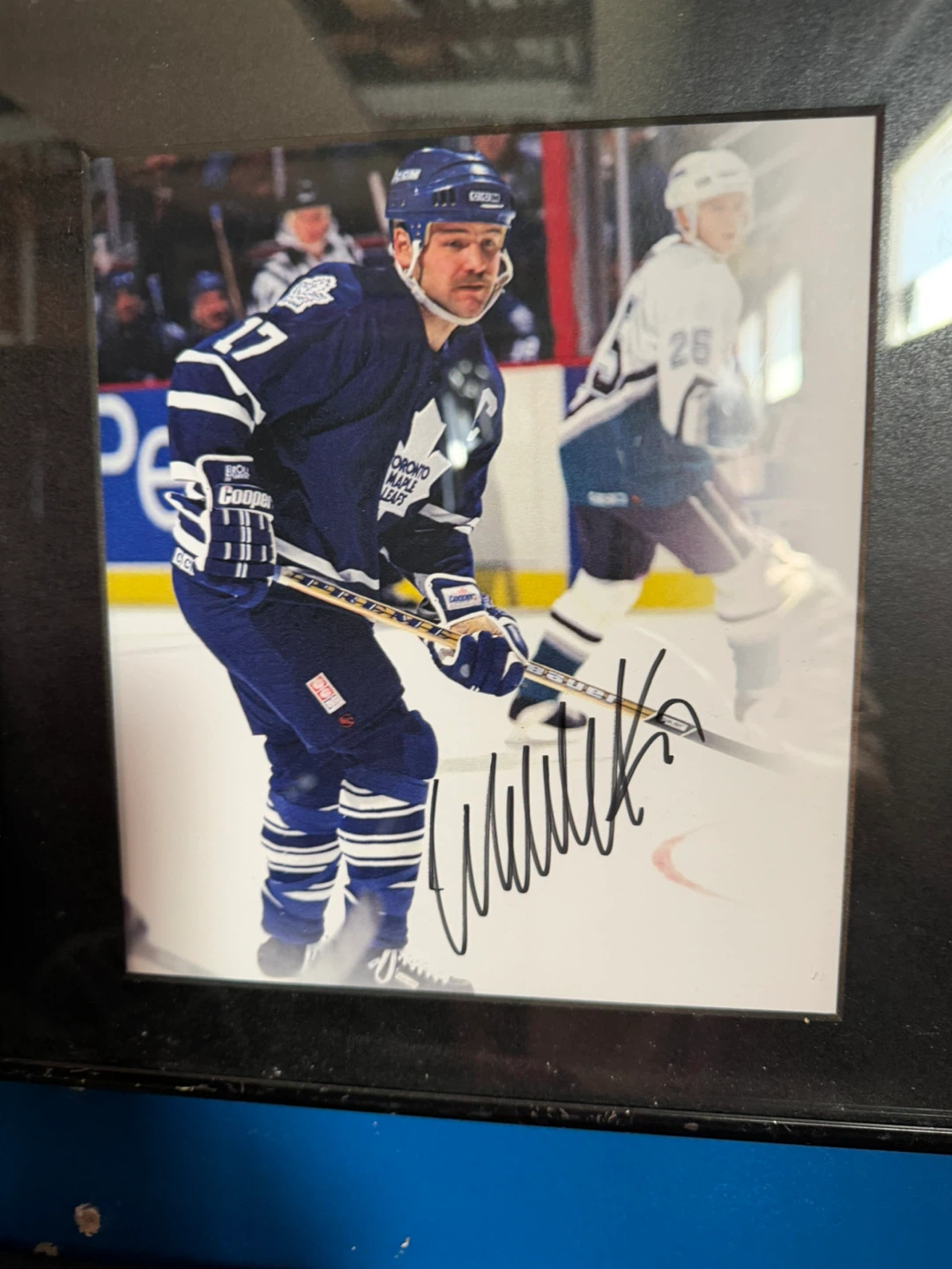 Wendel Clark Autographed Toronto Maple Leafs Photo