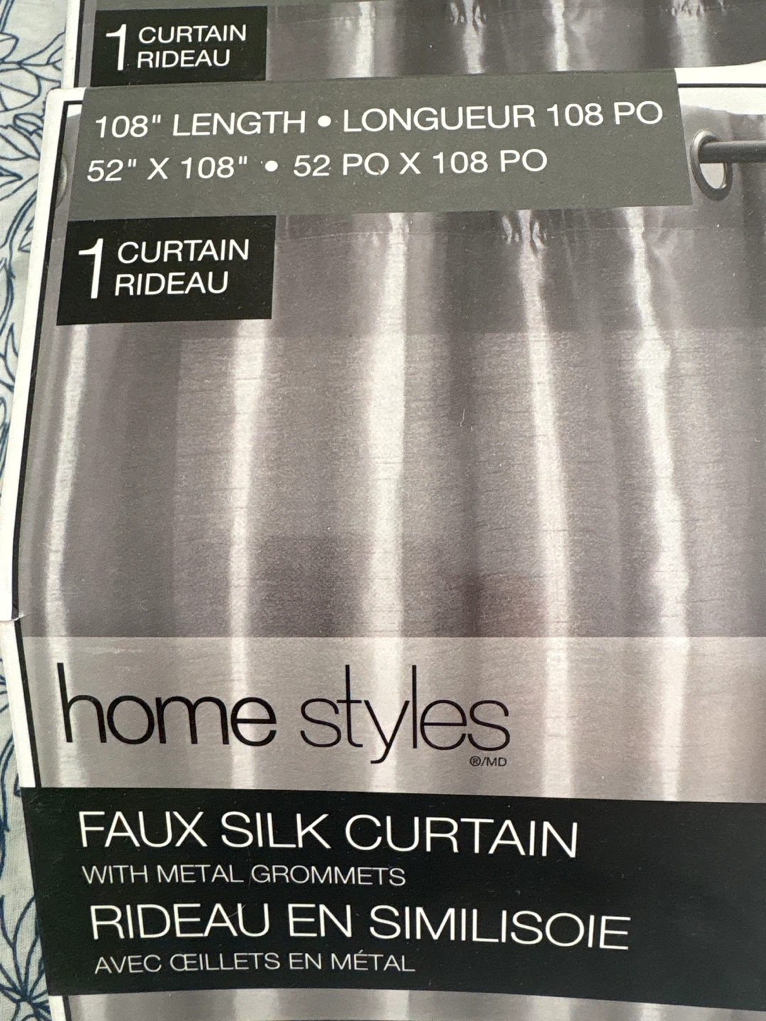 6 Home Styles Faux Silk Curtains - photo 4