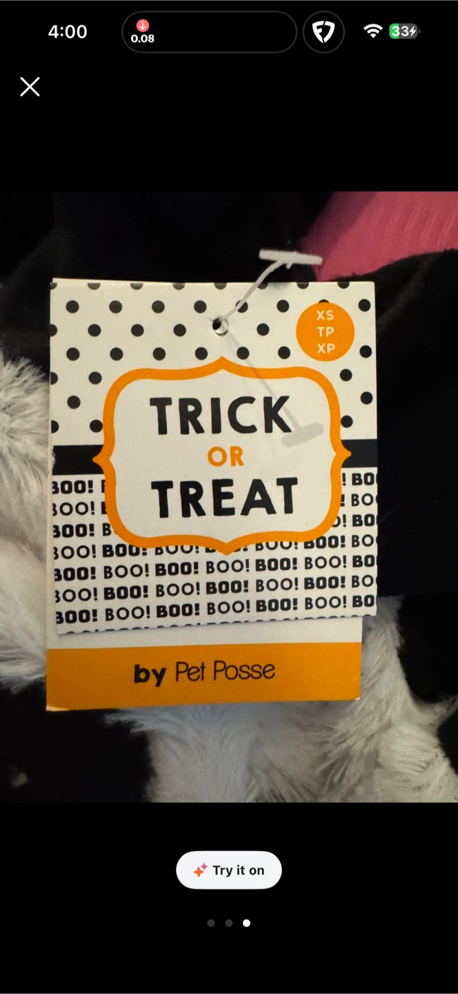 Pet Halloween Costume-Skunk-brand new XS - photo 2