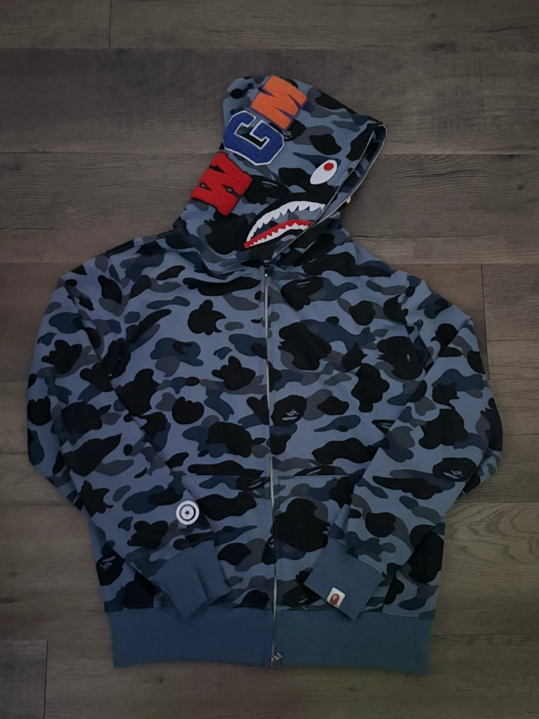 Navy Blue bape Read desc - photo 3