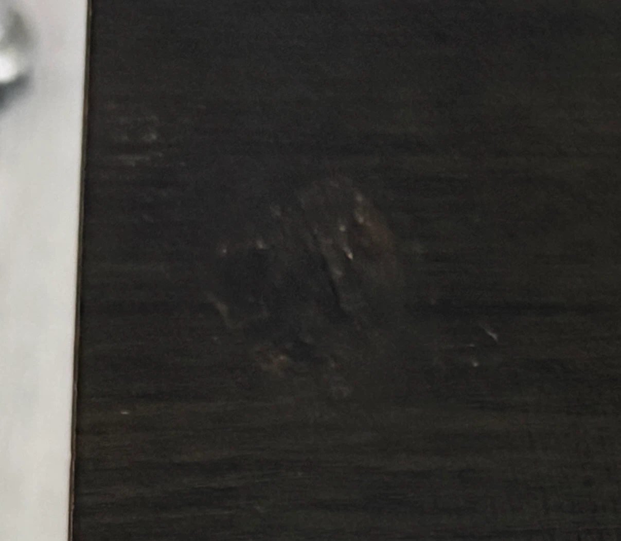 Dark Wood L-Shaped Desk - photo 3