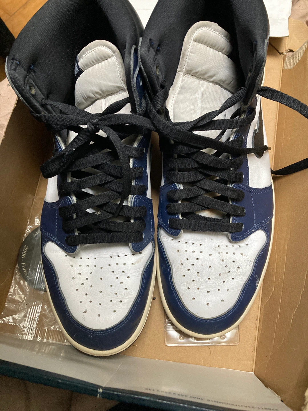 Air Jordan 1 Retro High Navy White (size 10.5) - photo 3