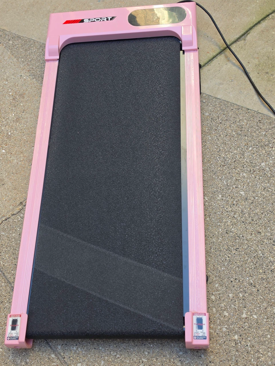 T3 Pink Portable Treadmill