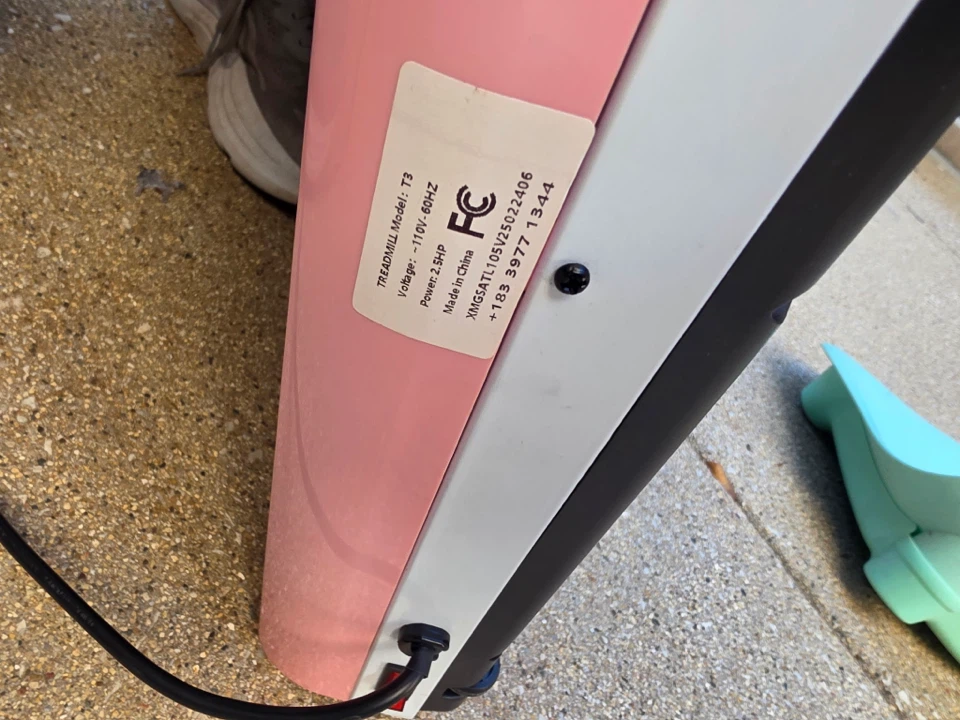 T3 Pink Portable Treadmill - photo 2
