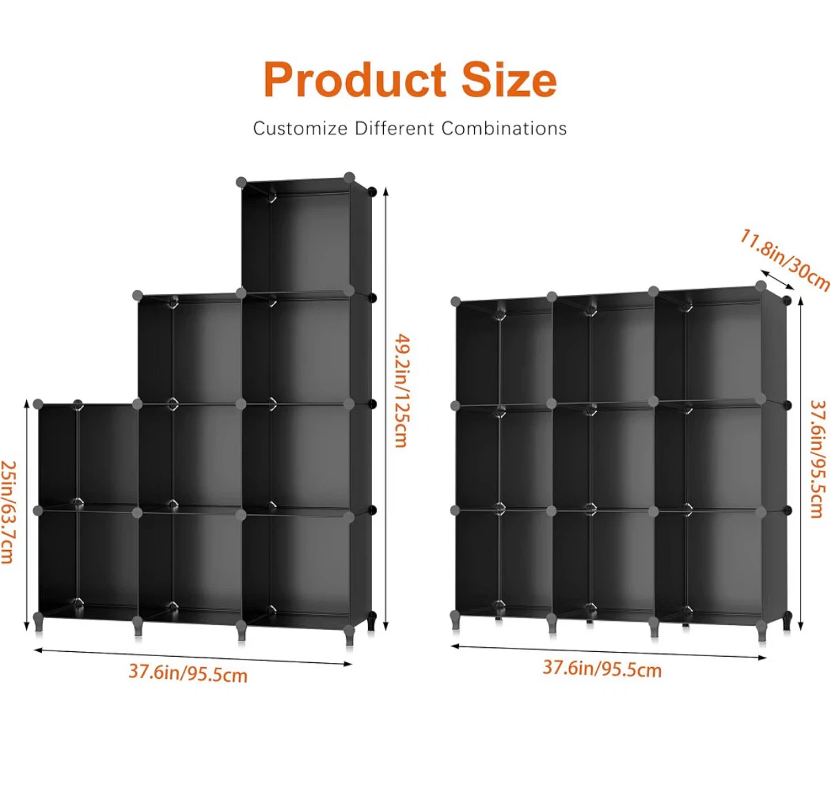 Modular Cube Storage Organizer Shelf - photo 2
