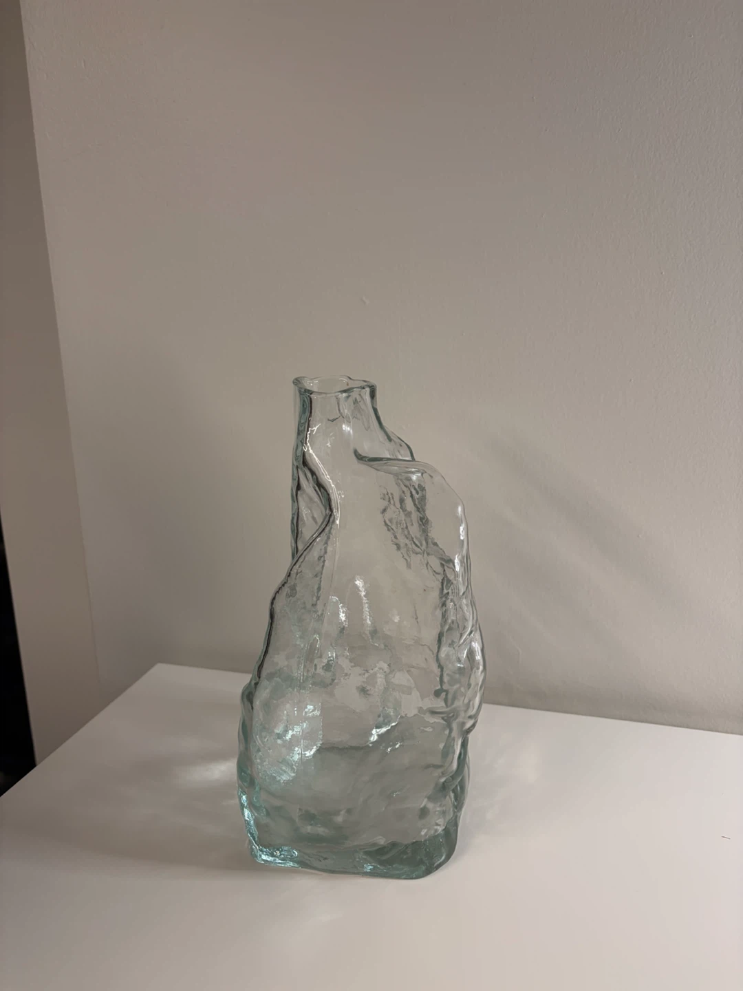 Clear Glass Decorative Vase - photo 2