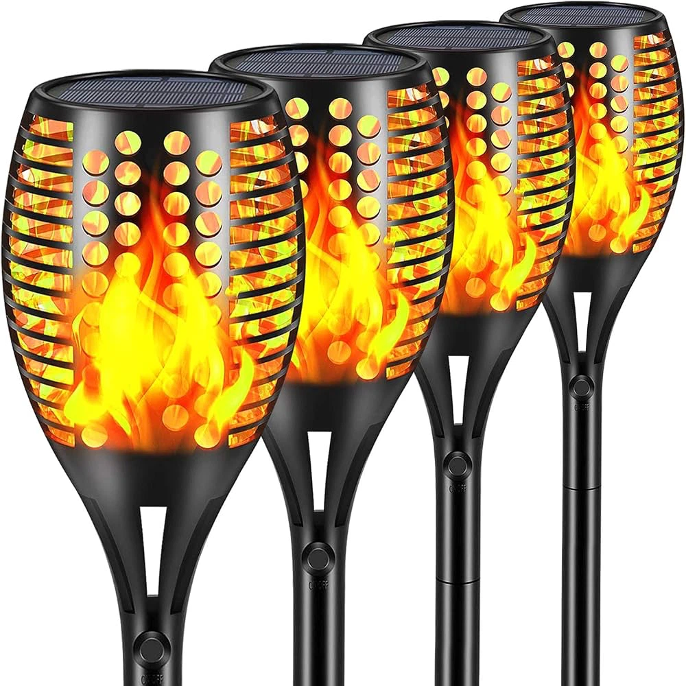 Aityvert Upgraded Large Solar Flame Torch Lights BNIB