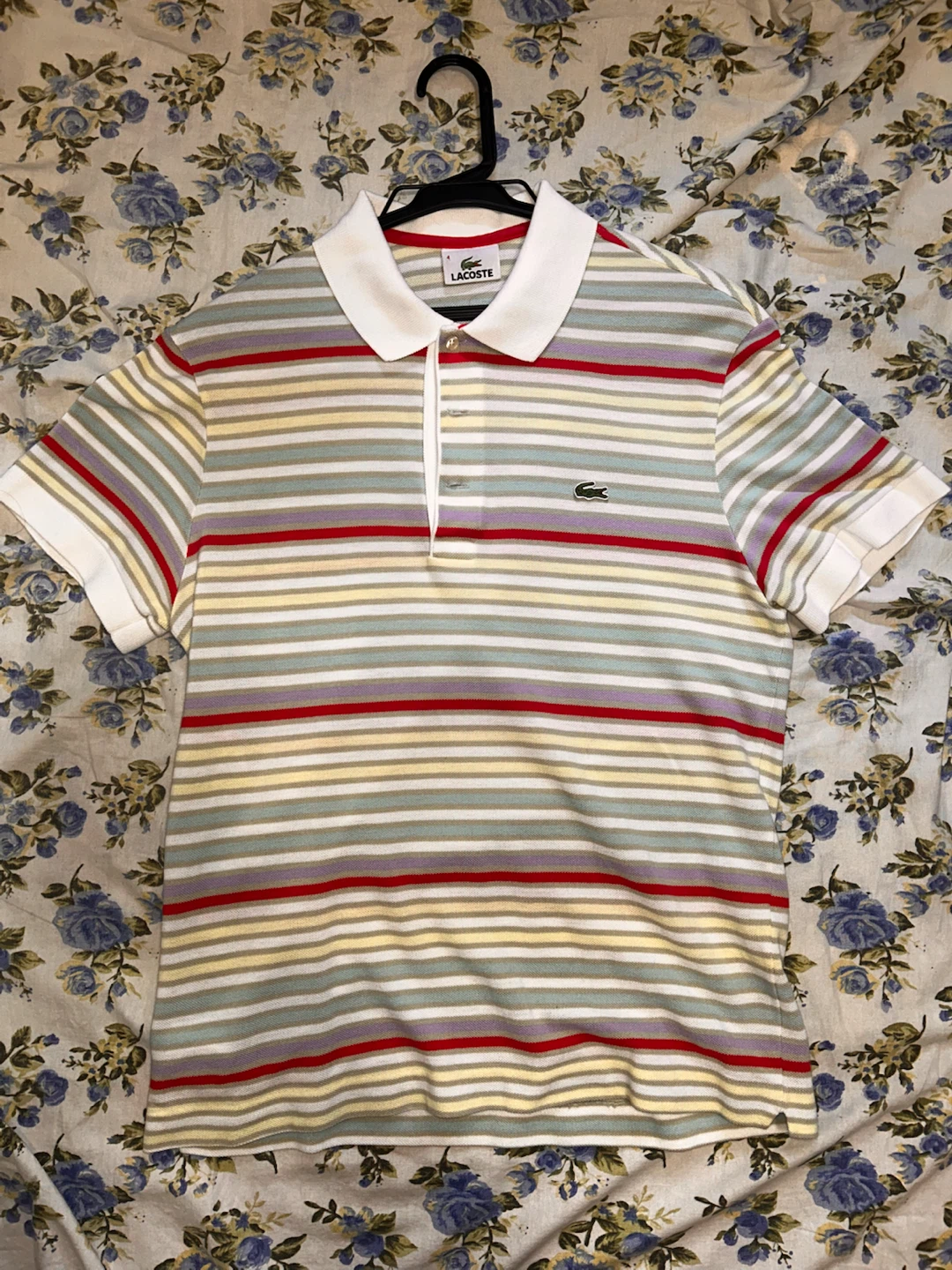 Lacoste striped polo shirt, size 4