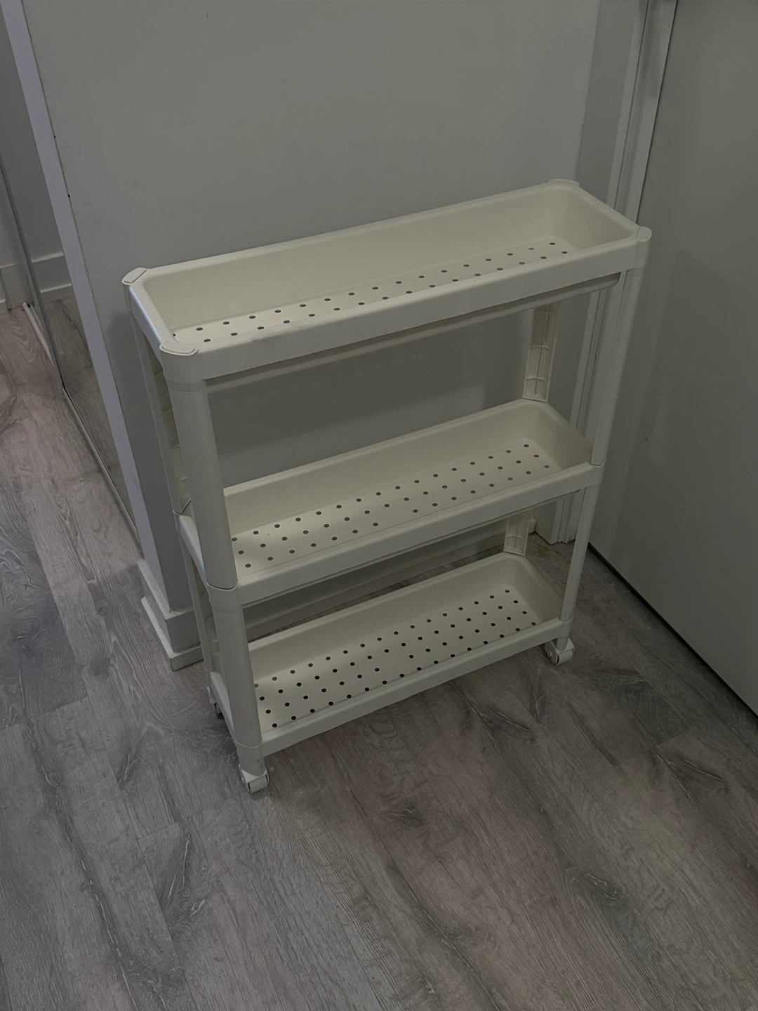 3-Tier Slim Storage Rolling Cart