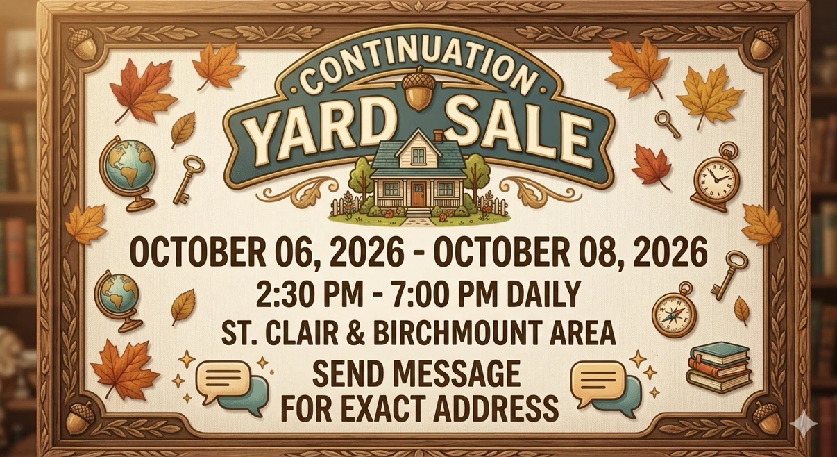 Front Yard Sale