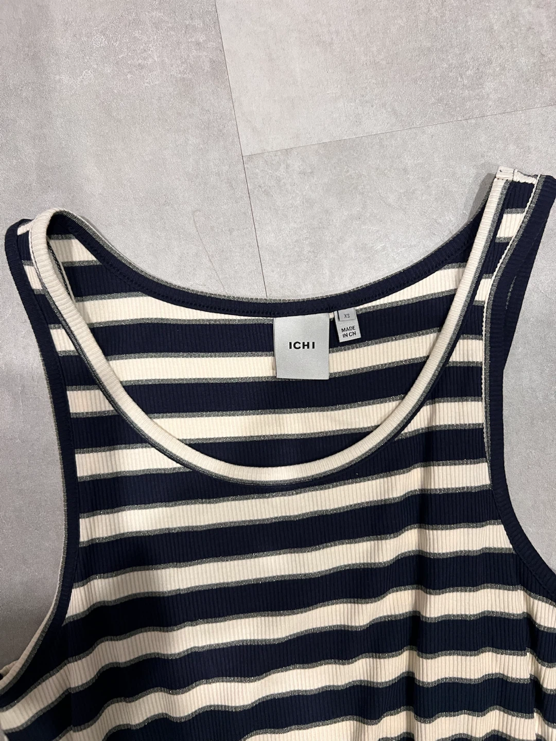 ICHI Striped Tank Dress - photo 2