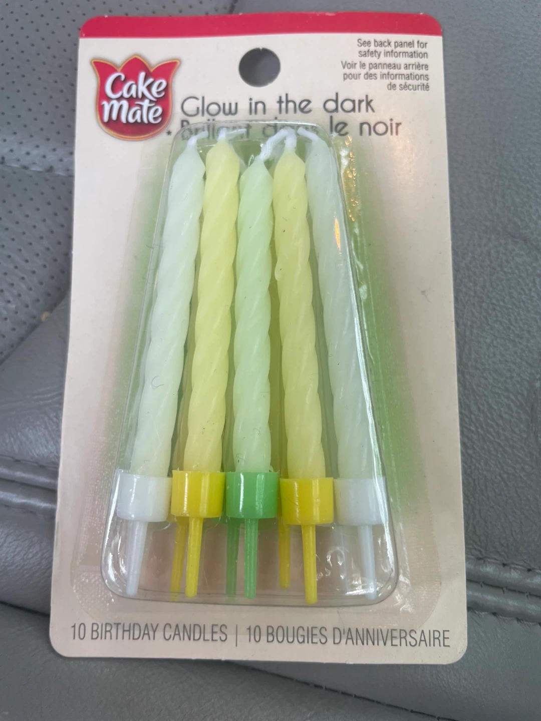 NEW! Cake Mate Glow in the Dark Birthday Candles