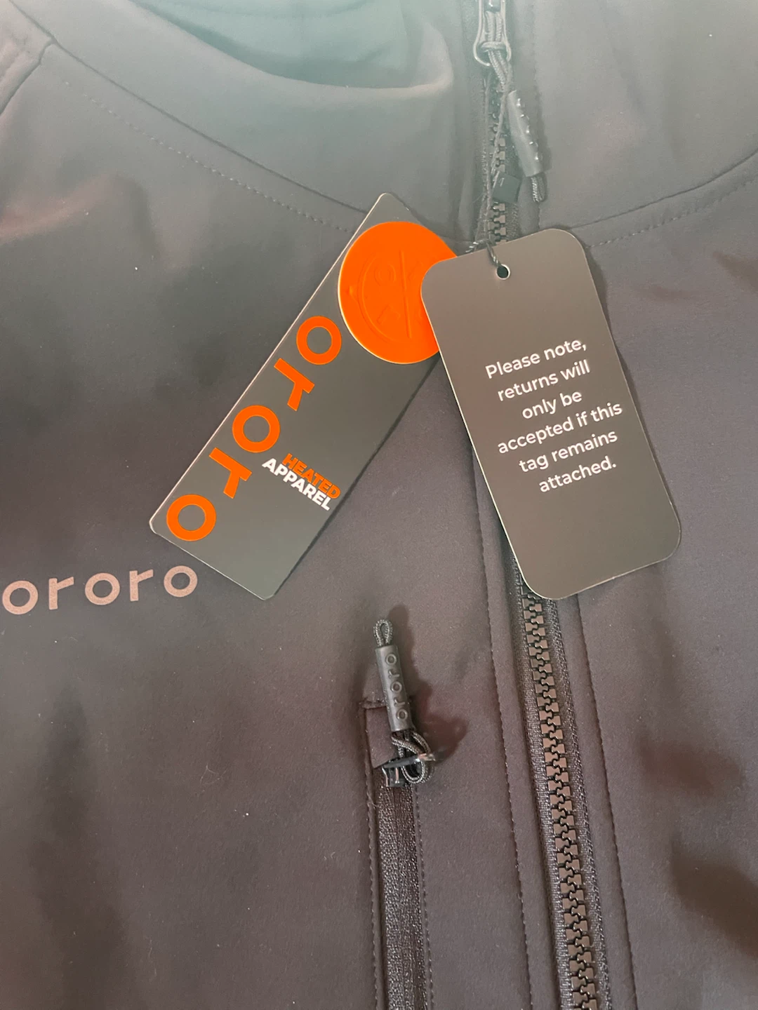 New ORORO Men’s 5-Zone Heated Softshell Jacket 2XL + Battery - photo 2