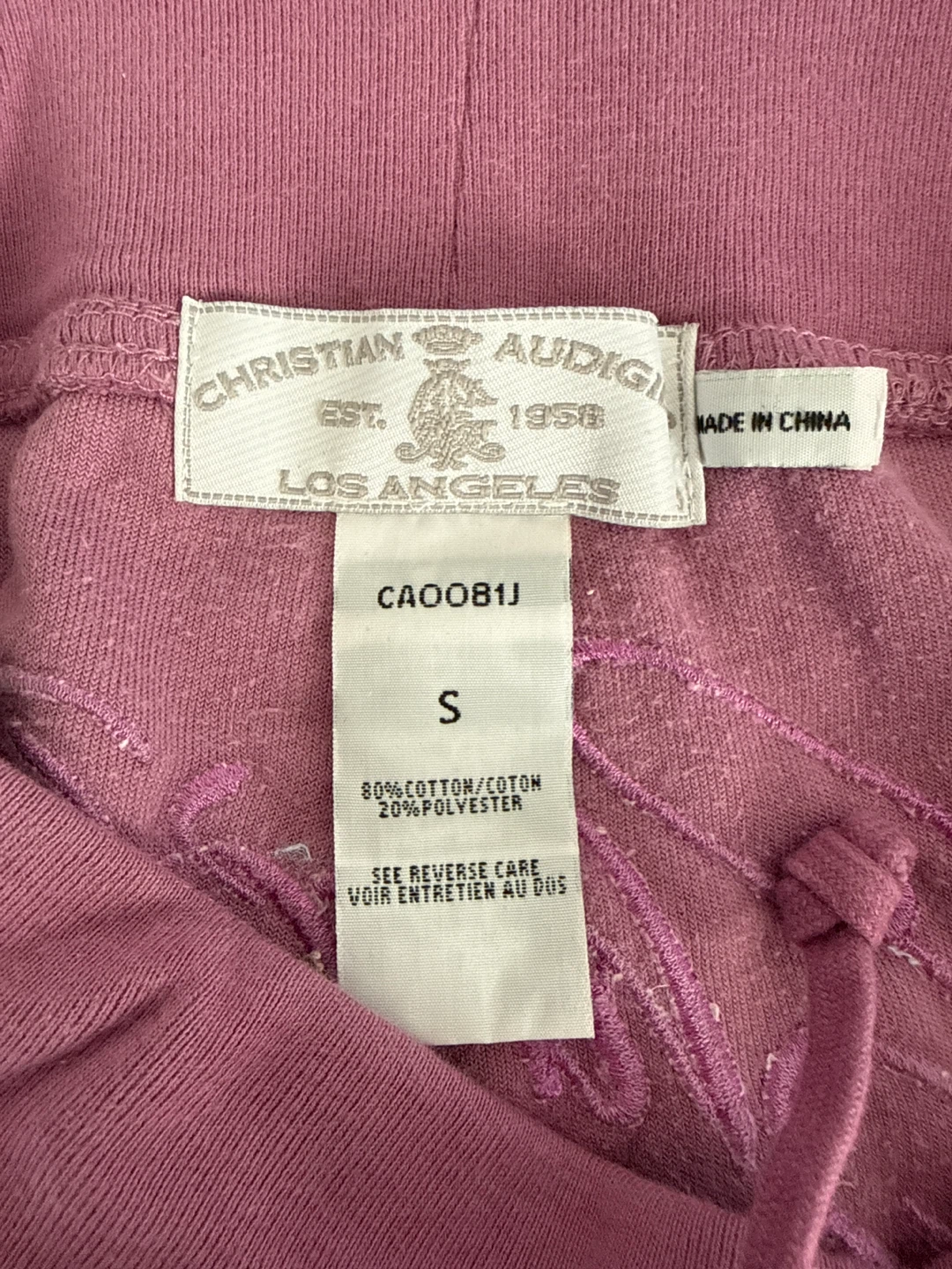 Christian Audigier Velour Sweatpants - photo 3